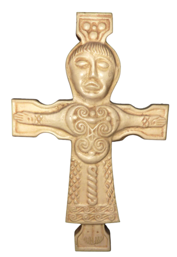 Carved Anglo-Saxon cross